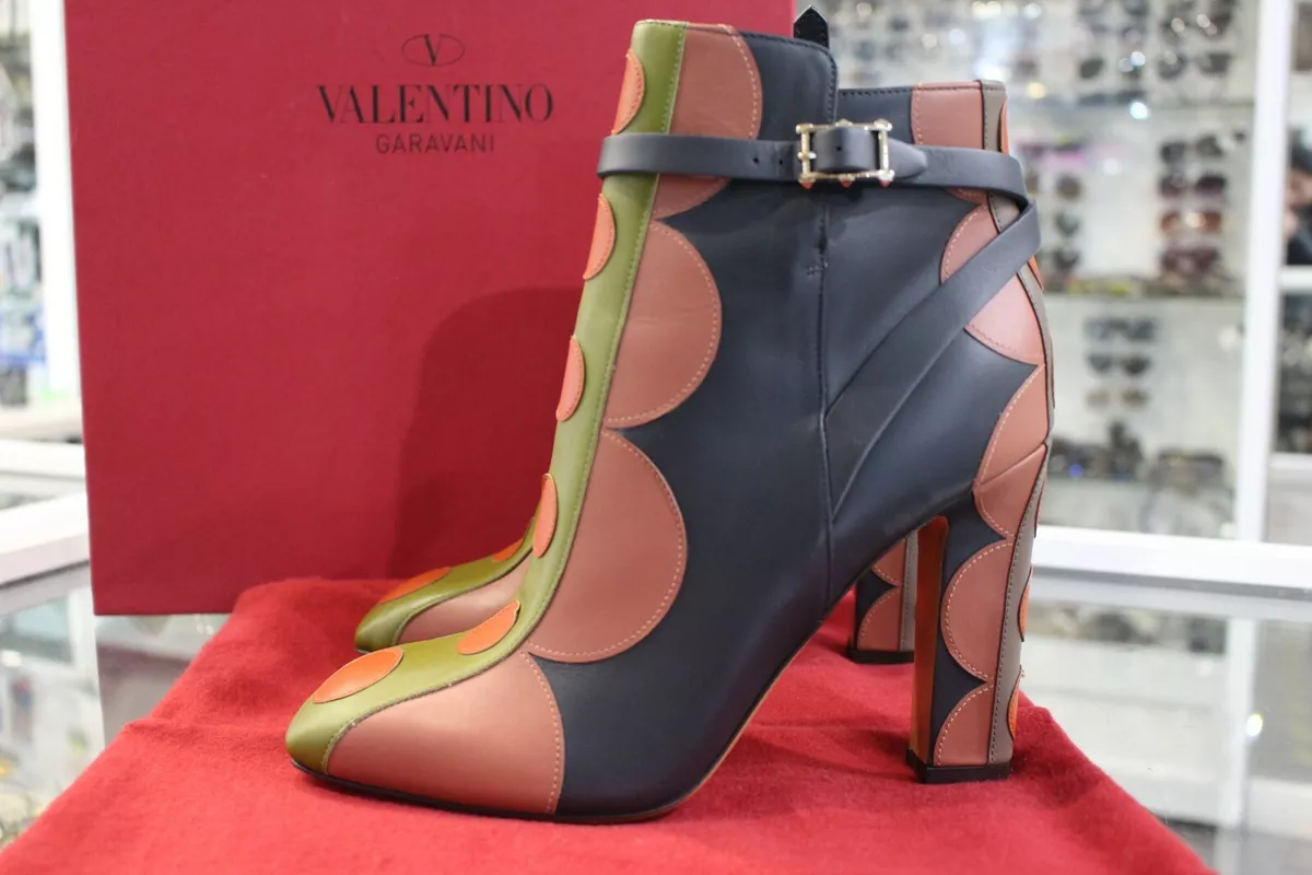 Valentino Garavani Multicolour Dot Patch Ankle 39.5-New | eBay