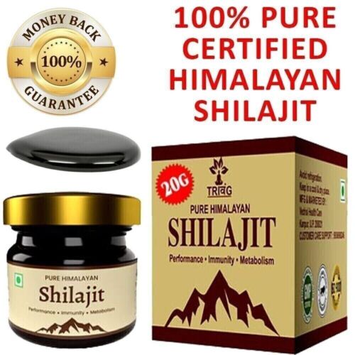100% Pure Himalayan Shilajit Soft Resin Lab Certified Extreme Potent Fulvic Acid - Picture 1 of 13