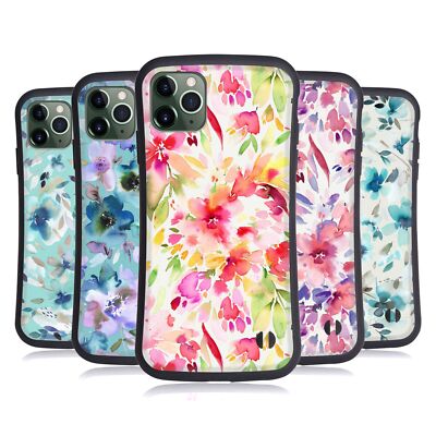 OFFICIAL NINOLA ABSTRACT NATURE FLOWERS HYBRID CASE FOR APPLE iPHONES PHONES