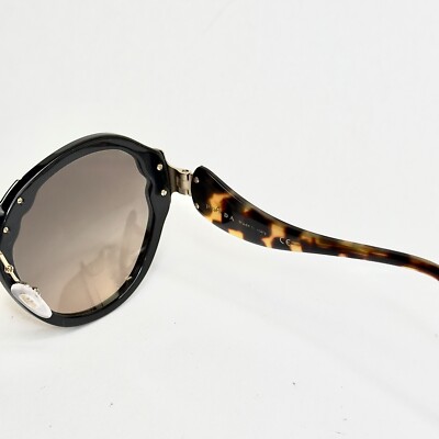 Prada Wanderer Special Collection Sunglasses Full Inclusion Pristine Condition PRADA WANDERER PR09TS Black Brown Havana Fashion Limited  main image 3
