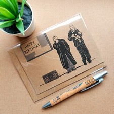 Clerks Birthday Card - Jay and Silent Bob Kevin Smith film card