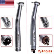 SANDENT Dental High Speed Push Button Turbine Handpiece 2/4H Cartridge Fit NSK M