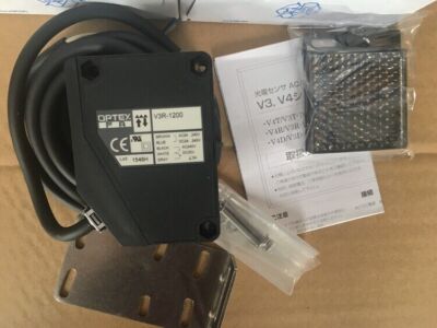1pc New   V3R-1000 Mirror reflection photoelectric switch #A6-32