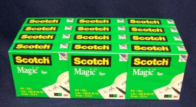 Restaurant Equipment Bar Supplies OFFICE SUPPLIES SCOTCH MAGIC TAPE 12 PACK