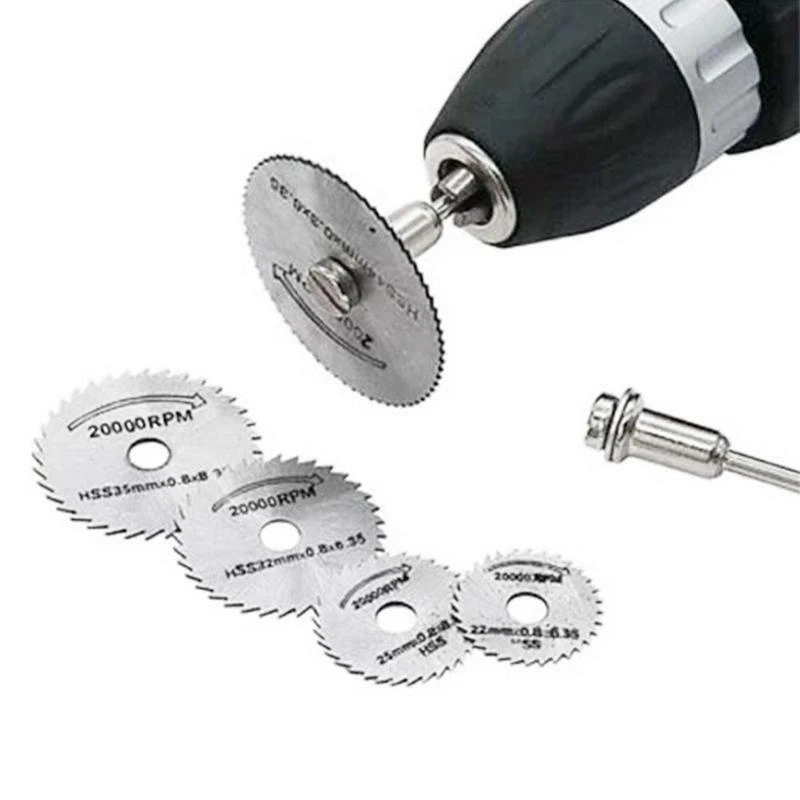 7PC Circular Saw Disc Set Dremel Mini Drill Rotary Tool For Wood Cutting  Blade