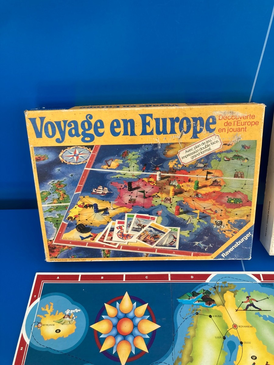 Jeu De Société Ravensburger 'À Travers La France' - Occasion Bon État - Voyage, Animaux, Cartes - Dès 8 Ans
