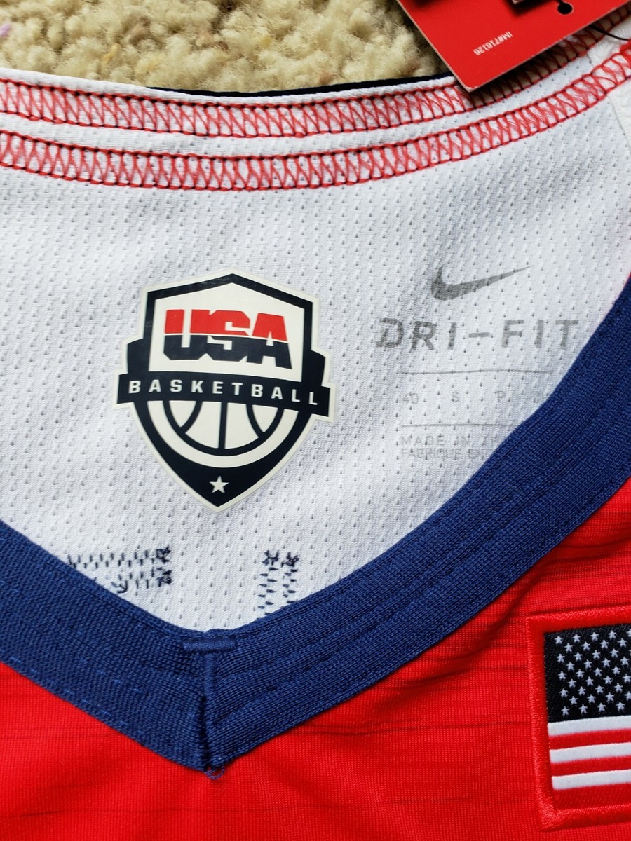 Nike Team USA Olympic Basketball Authentic Jersey Men Size