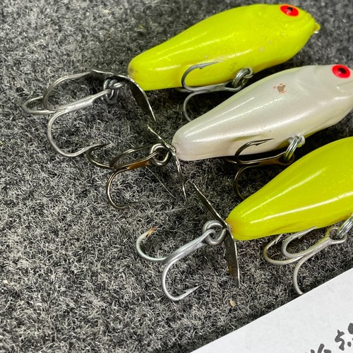 Lot of 3 Bomber Rip Shad Vintage Topwater Fishing Lures 2.25" - 01, FY - Picture 10 of 11