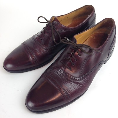 Mezlan Oxford brown deer calf skin dress shoes Hi-Shine/Textured Calf Oxford – Mezlan Warehouse main image 4