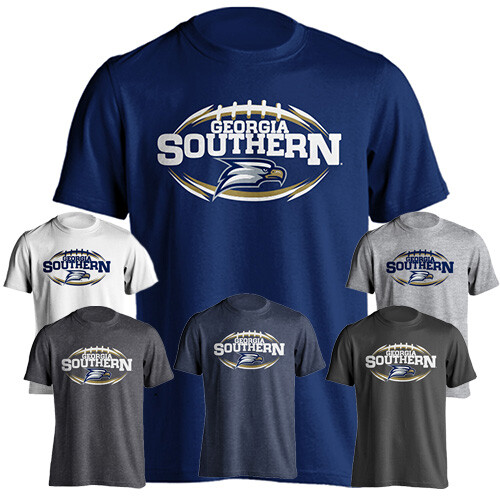 Georgia Southern University Eagles GSU Football Logo Tee Short Sleeve T-Shirt