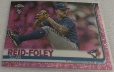 2019 Topps Chrome Baseball Sean Reid-Foley Toronto Blue Jays Pink Refractor RC
