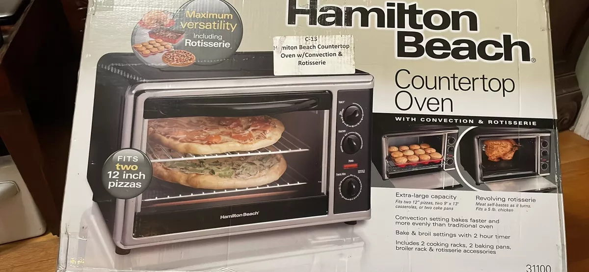 Hamilton Beach 31100 Countertop Oven With Convection And