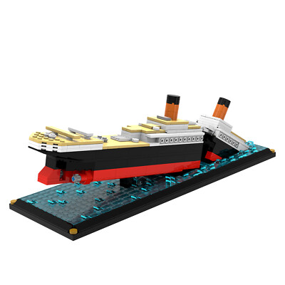 Passenger Liner Ship Sinking Scene Building Toys Set 782 teile Spielzeug