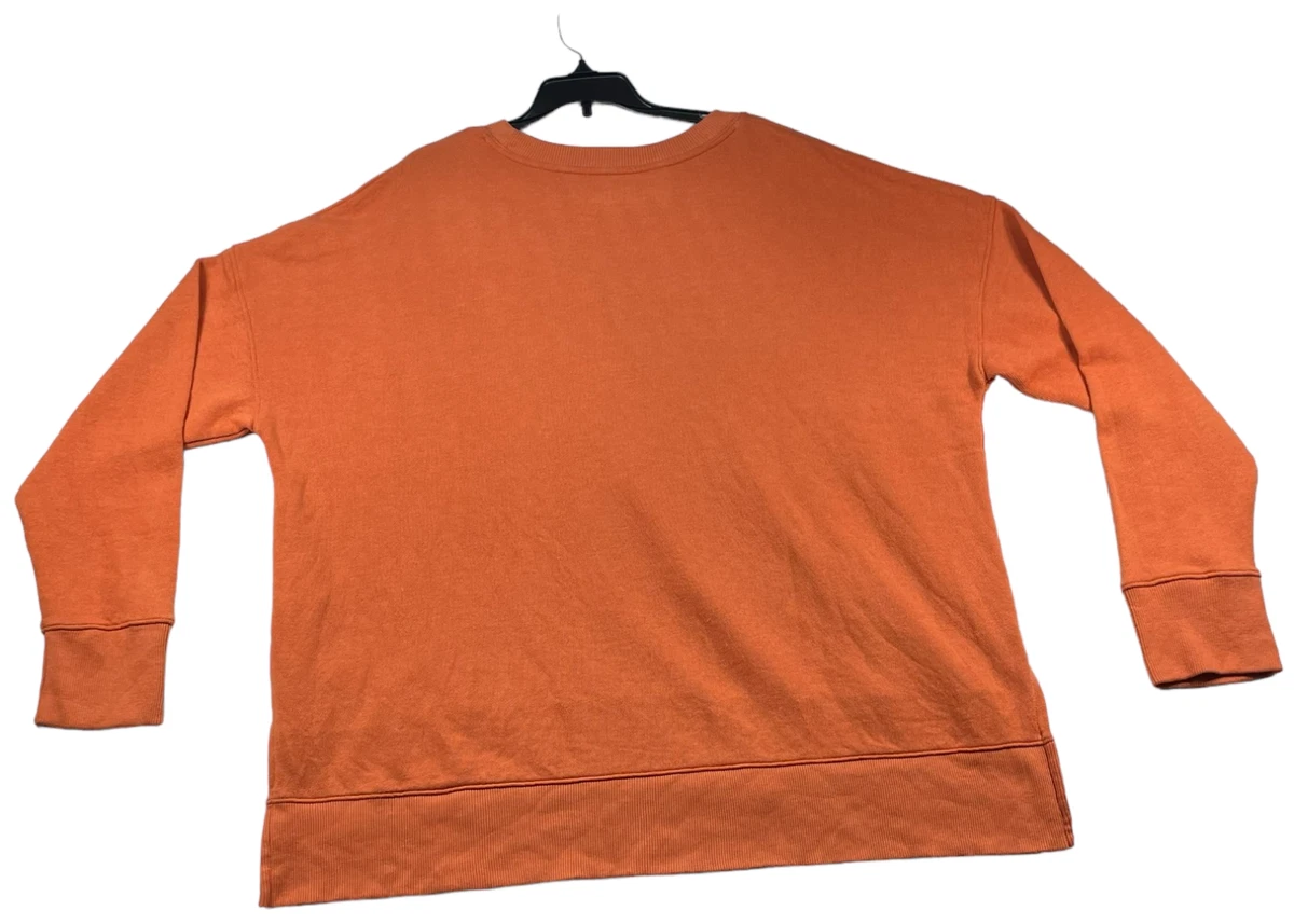 Time and Tru Sweater Womens size XL Oversized Relaxed Fit Orange