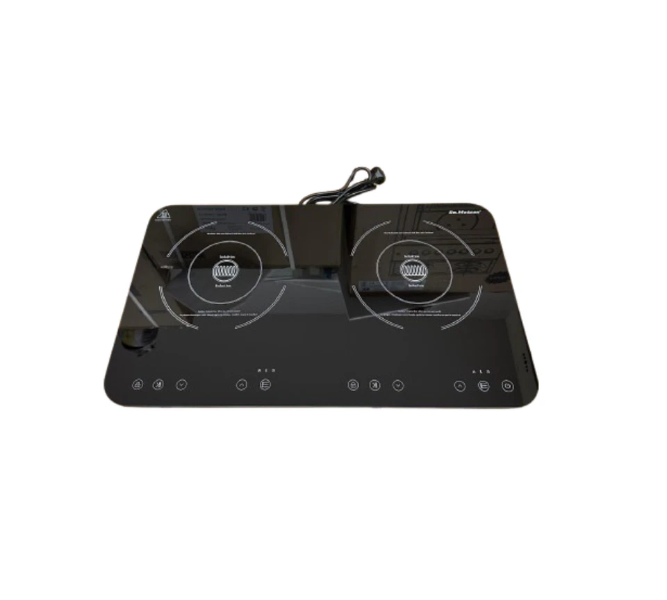 Piastra Induzione Doppio Fornello 2 Fuochi Elettrica Portatile 2000W Max NERA - Bild 3 von 3