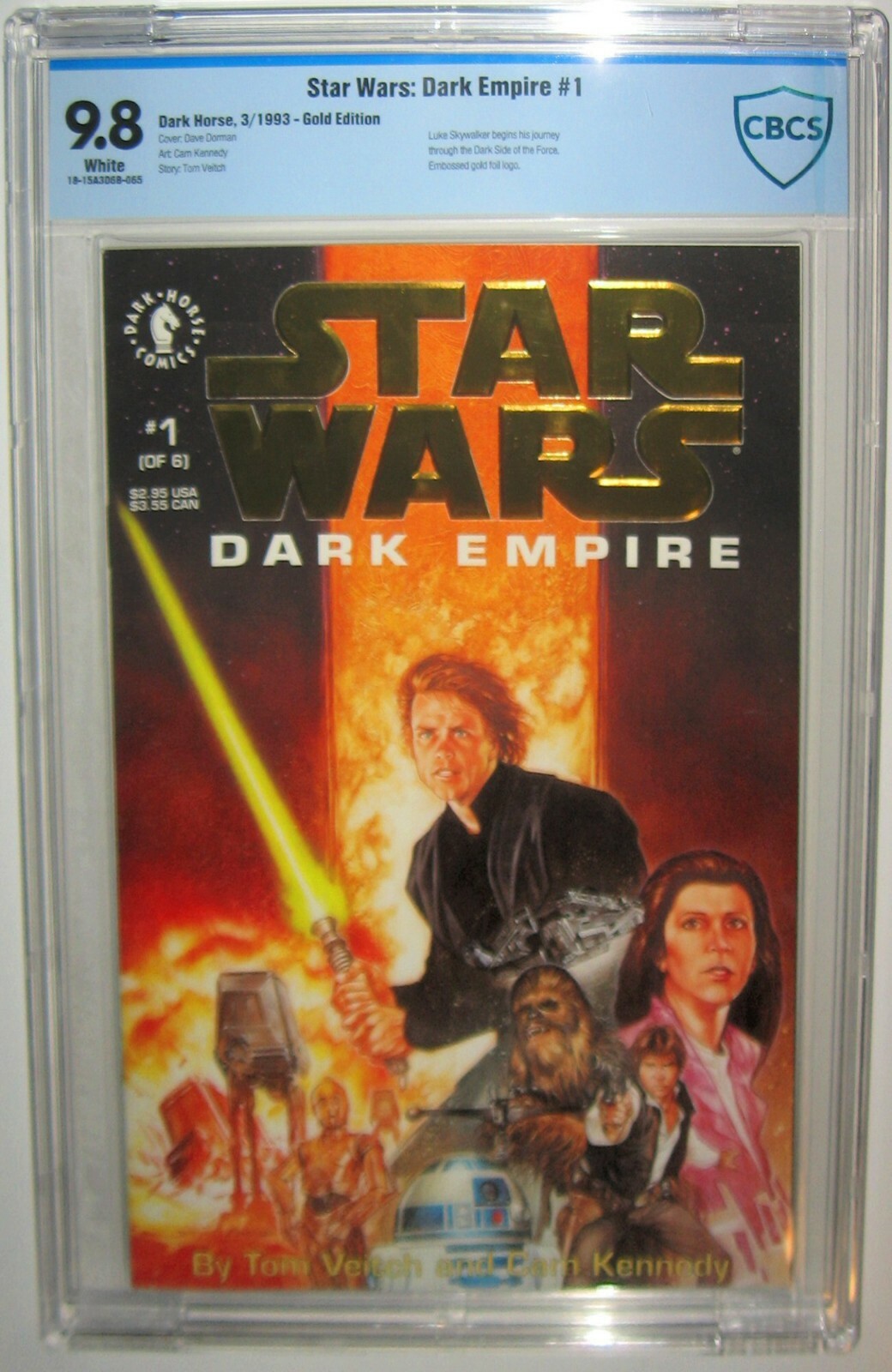 Star Wars Dark Empire #1 (Gold Foil Edition) Value - GoCollect