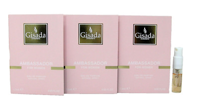Gisada Ambassador for Women Phiole  Eau de Parfum / EDP  Spray 3 x 1,5 ml