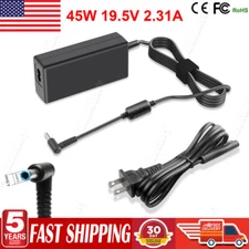 AC Adapter Charger for HP Laptop 45W 19.5V 2.31A Notebook Power Supply Cord