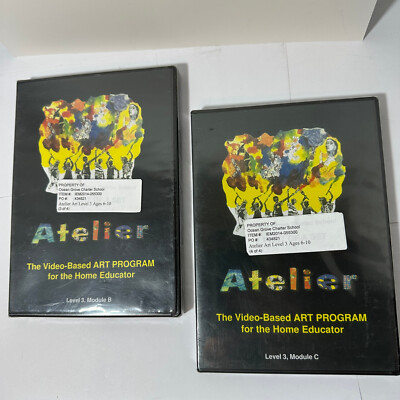 Atelier Video Based Art Program - DVD - Level 3 - Module B & C - New Sealed