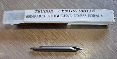 Trubor Zentrierbohrer 60° rechts Doppelendform A 280A BS1