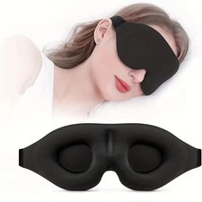 Pop 3D Sleeping Eye Mask for Men Women Soft Pad Blindfold Cover Travel Sleep USA