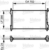 Valeo KüHler, MotorküHlung 735167 FüR Ford