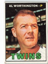 1967 Topps #399 Al Worthington