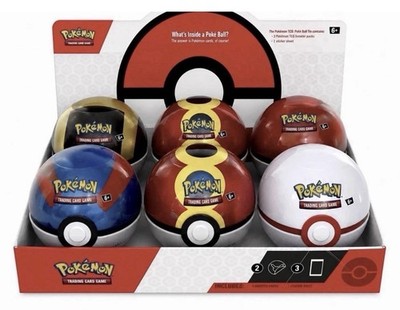 2026 Pokemon Trading Card Games Spring Poke Ball Tin 6Ct Bundle | eBay