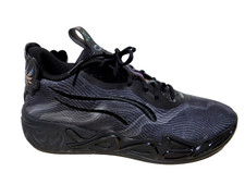 PUMA MB.04 Lo Men  s 11.5 Low Top Black/Dark Amethyst Lace-Up Mesh 312174-01