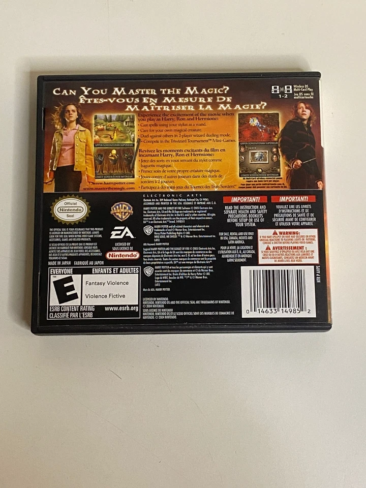 Harry Potter and the Goblet of Fire (Nintendo DS) CIB Complete - Tested - Image 3 of 4