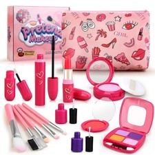 Toddler Girls Toys Pretend Makeup Kits - Fake Makeup Set Toys for Kids 3 4 5