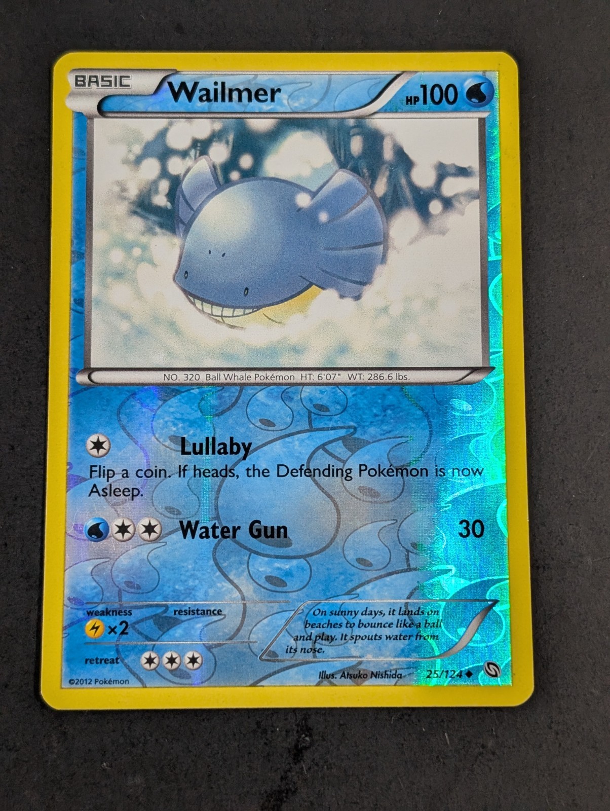 Pokemon Wailmer Dragons Exalted 25/124 Reverse Holo LP