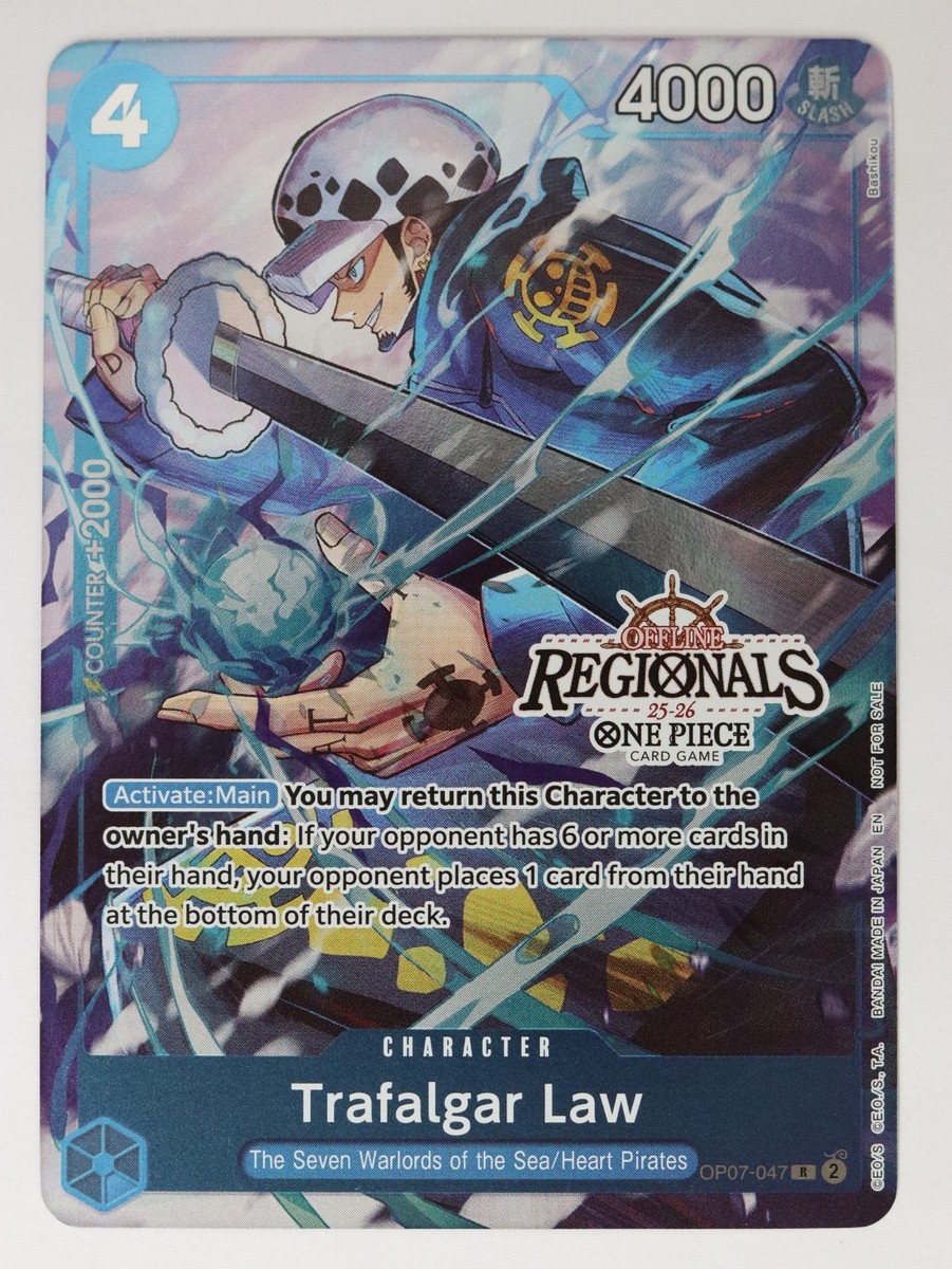 Trafalgar Law OP07-047 2025 Regionals Participation Pack Promo