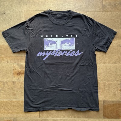 Vintage Style Unsolved Mysteries T-shirt Sci-Fi Tv Show Crime