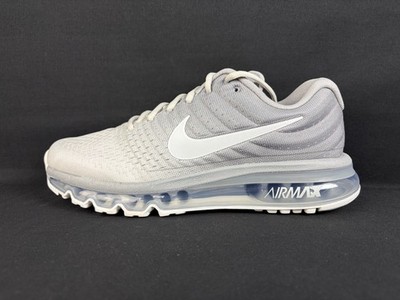 Nike Air Max 2017 Mens Running Shoes Sneakers Grey White 849559 005 Size 8.5, 9