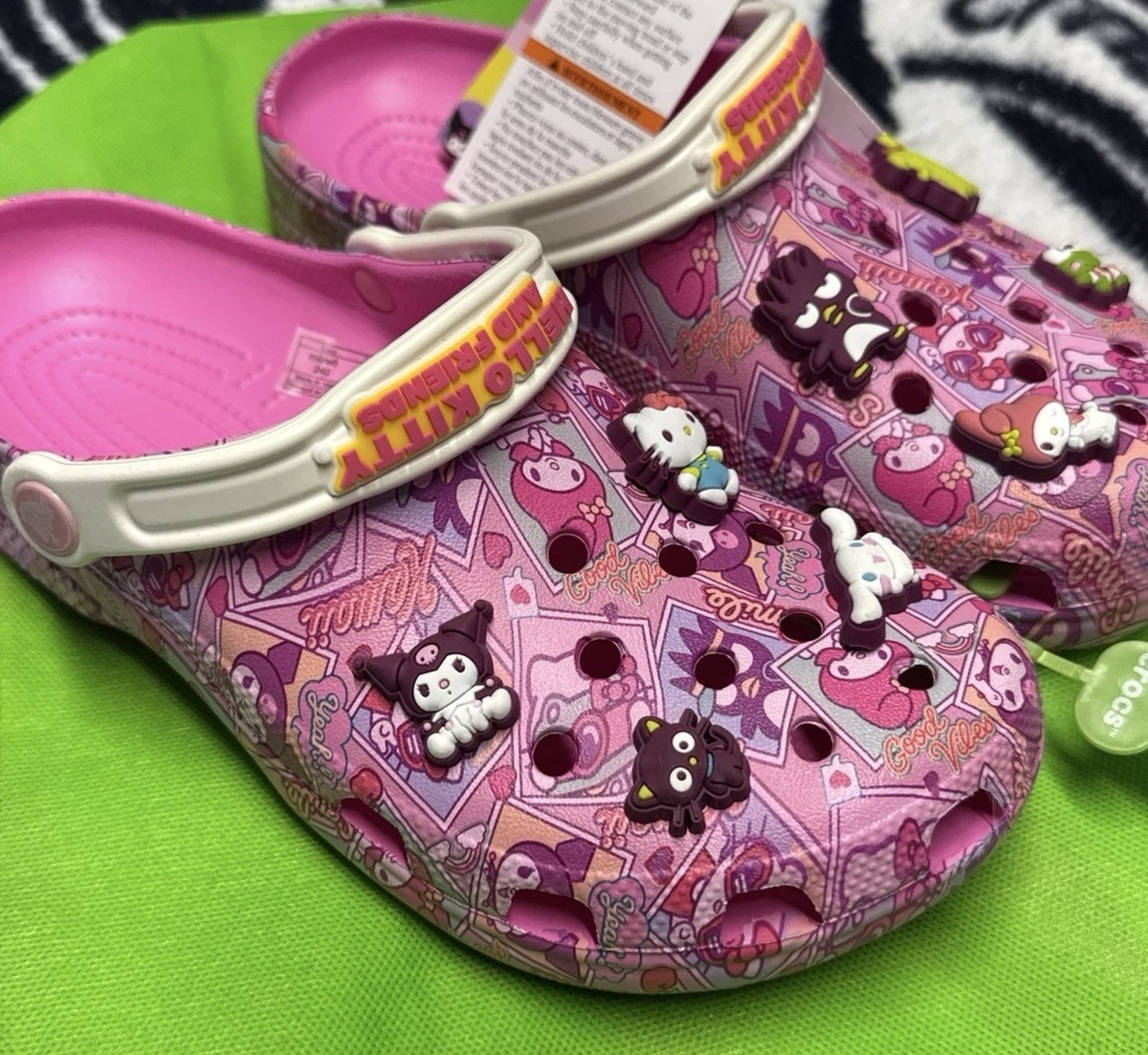 キャロルクリスチャンポエル　サイズ48 ピンク　レーヨン Hello Kitty And Friends Crocs - Size Children 9 (C9 ) - NWT💎 | eBay