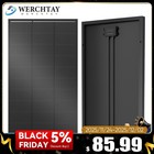 200W Black Solar Panel 12V Solar Battery Home PV Off-Grid Boat Power Charger