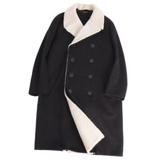 Hermes Coat Long Double Breasted Cashmere Mou...
