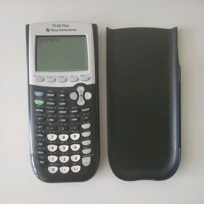 Texas Instruments TI-84 Plus Graphics Calculator - Black (Tested) 