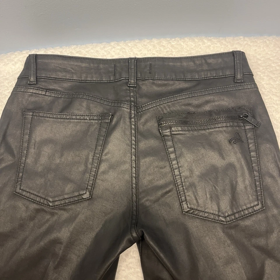 Кожа как DL 1961 черный Margaux Instasculpt лодыжки молнии узкие размер 27 - Изображение 4 из 4