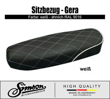 Simson Sitzbankbezug - Gera - weiss