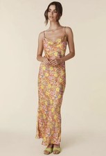 SPELL & THE GYPSY LAST DRINKS BIAS SLIP DRESS SIZE MEDIUM, NEW WITH TAGS RRP$279