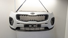 KIA SPORTAGE MK4 QL BUMPER FRONT COMPLETE IN CASSA WHITE 2018