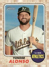 2017 Topps Heritage #388 Yonder Alonso