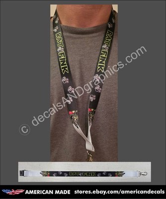 RAT FINK LANYARD WHITE RAT ROD HOT RODS MUSCLE CAR VINTAGE PERFORMANCE