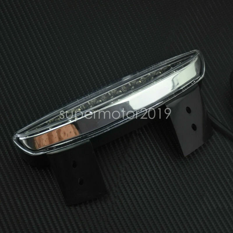 Rear Fender Brake Running Tail Light Clear Lens Fit For Sportster XL 883 1200 48 - Image 4 of 4