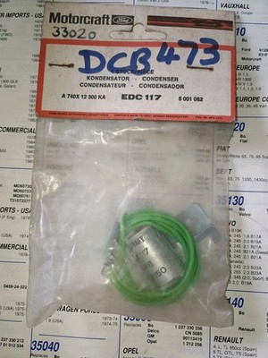 BOSCH CONDENSER - FITS: OPEL MANTA & ASCONA & RECORD KADETT ADMIRAL COMMODORE