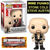 Funko Pop Wwe Stone Cold Steve Austin Wrestling Figur Serie 190 Elite Basic Wwf