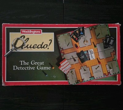 Vintage 1975 Waddingtons Cluedo Board Game The Great Detective Game Complete
