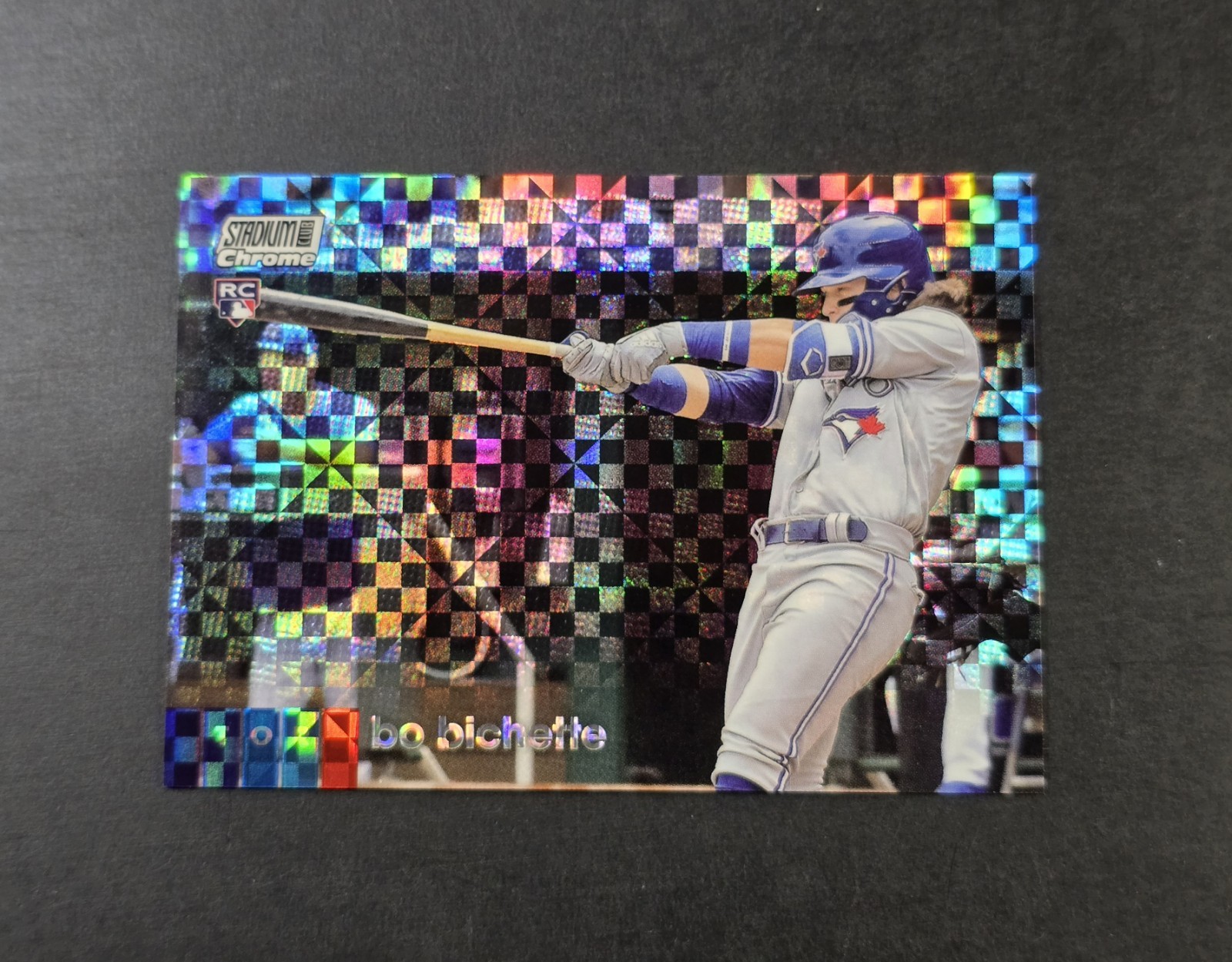 2020 Topps Stadium Club Chrome - Bo Bichette #112 X-Fractor (RC)
